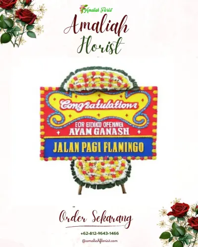 Bunga Papan Congratulation di Curugmuncar